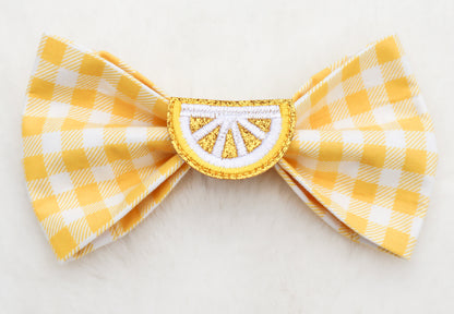 Classic Lemonade Pet Bow