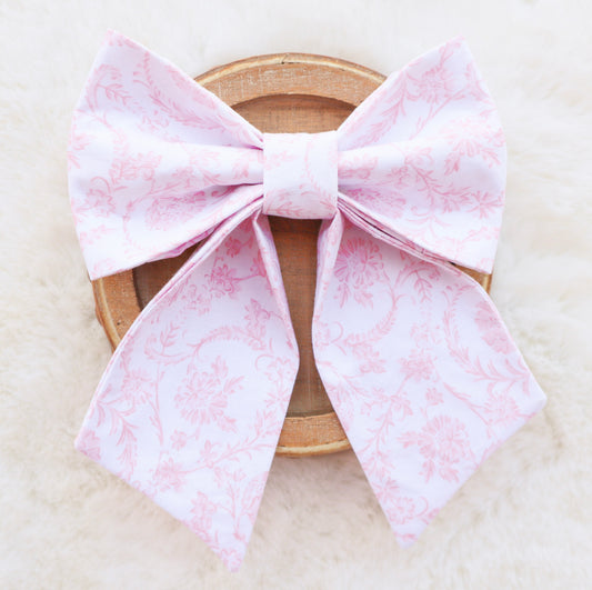 Pink Evelyn Hair Bow