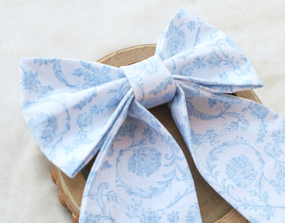 Blue Evelyn Hair Bow