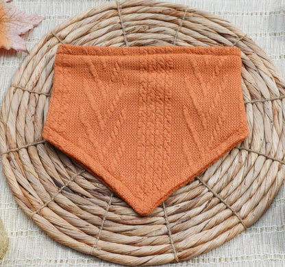 Rustic Orange Sweater Weather Bandana