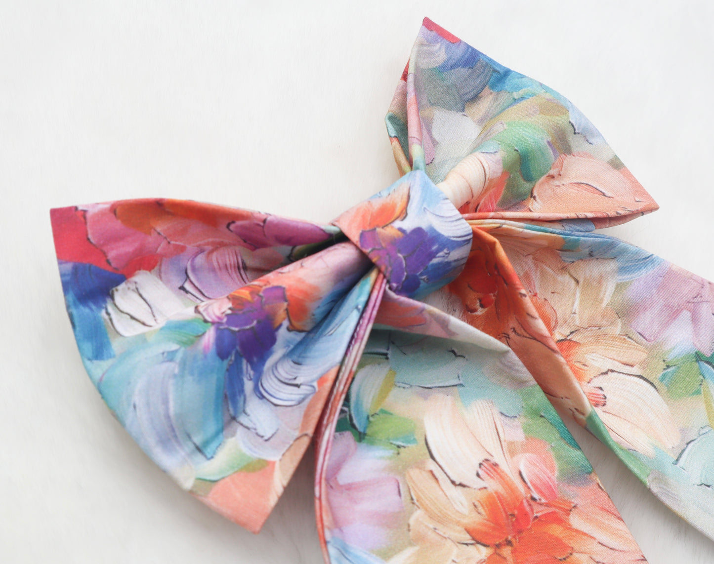 Painted Petals Pet Bow