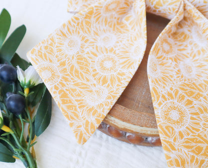 Sunflower Field Hair Bow