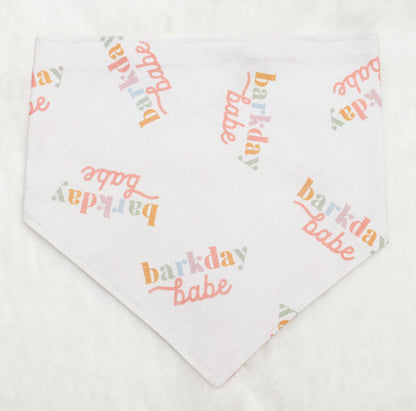 Barkday Babe Bandana