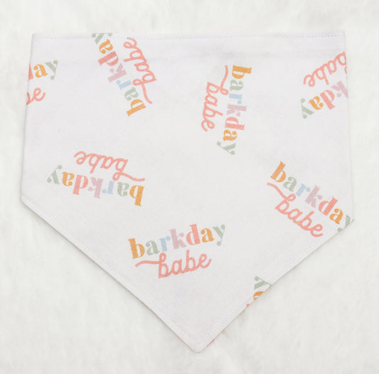 Barkday Babe Bandana