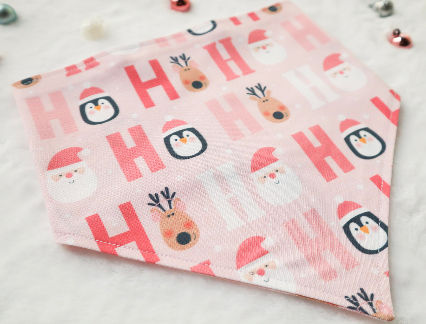 Pink HoHoHo Bandana