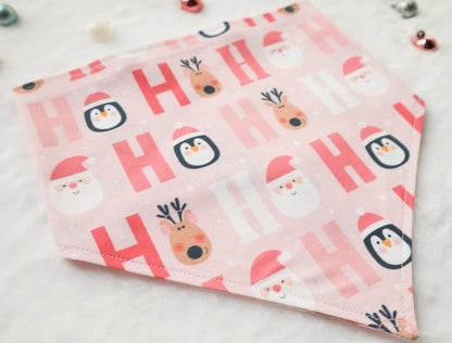 Pink HoHoHo Bandana