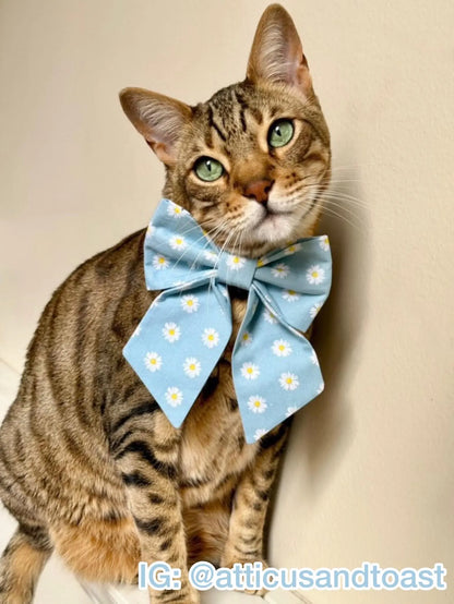 Delicate Daisies Pet Bow