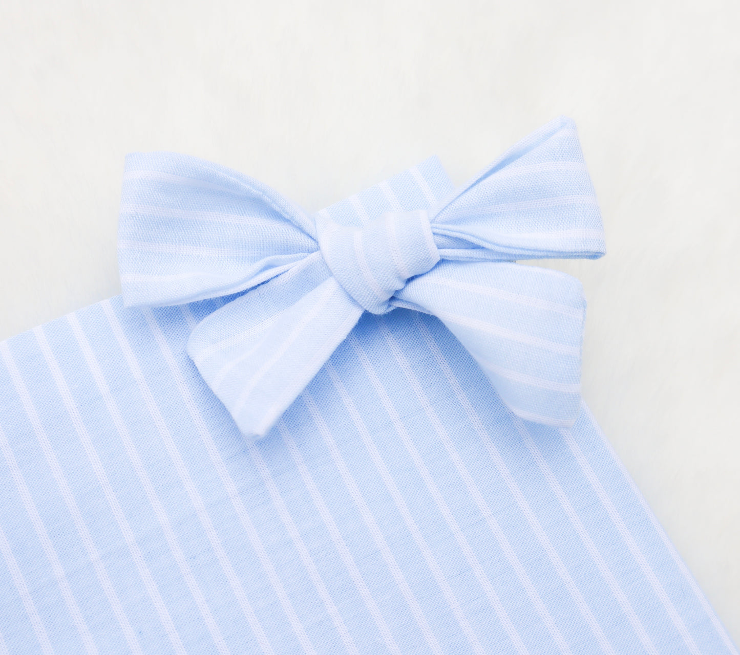 Riveria Stripes Fur Bow