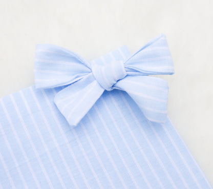 Riveria Stripes Fur Bow