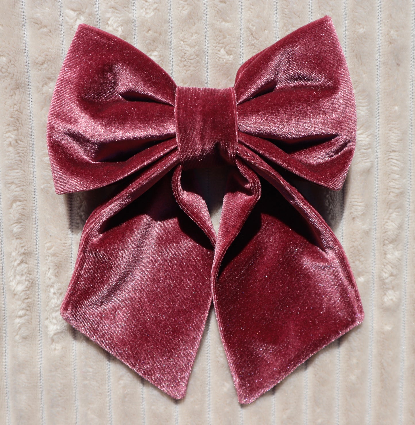 Cranberry Plum Pet Bow