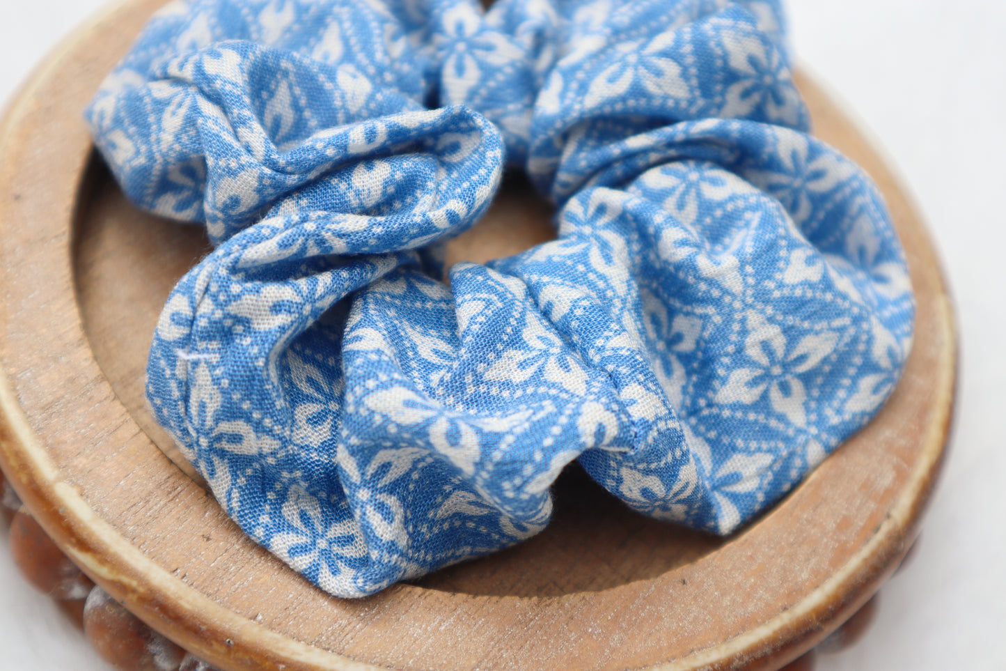 Blue Grotto Hair Scrunchie