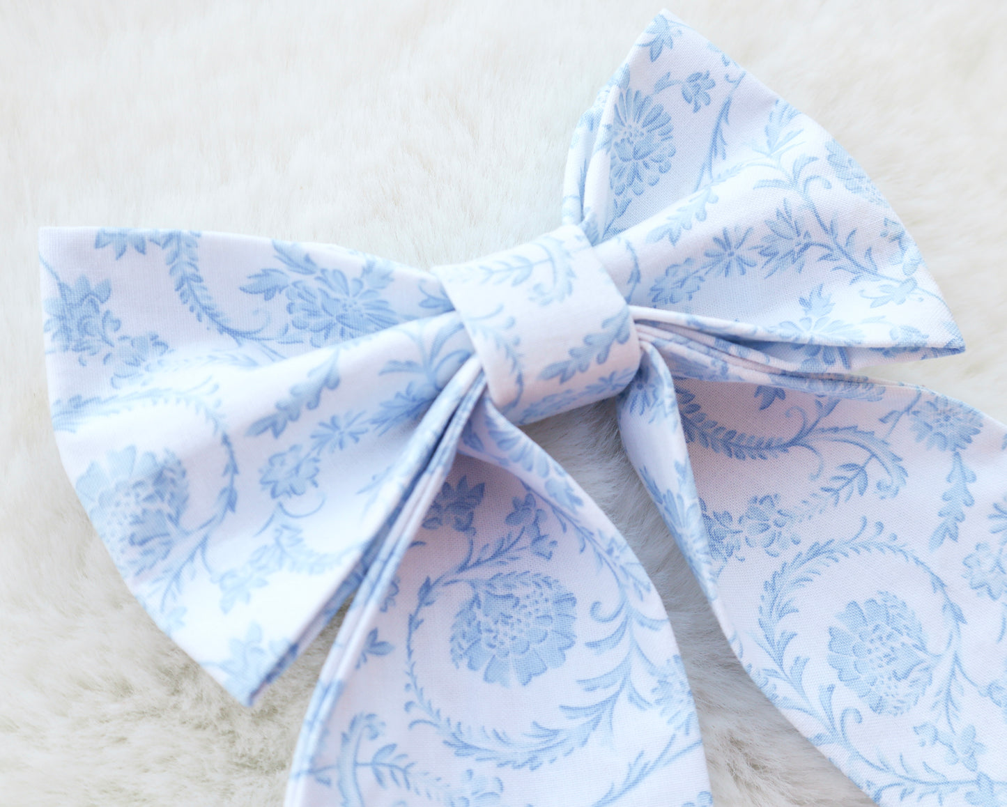 Blue Evelyn Pet Bow