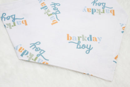 Barkday Boy Bandana