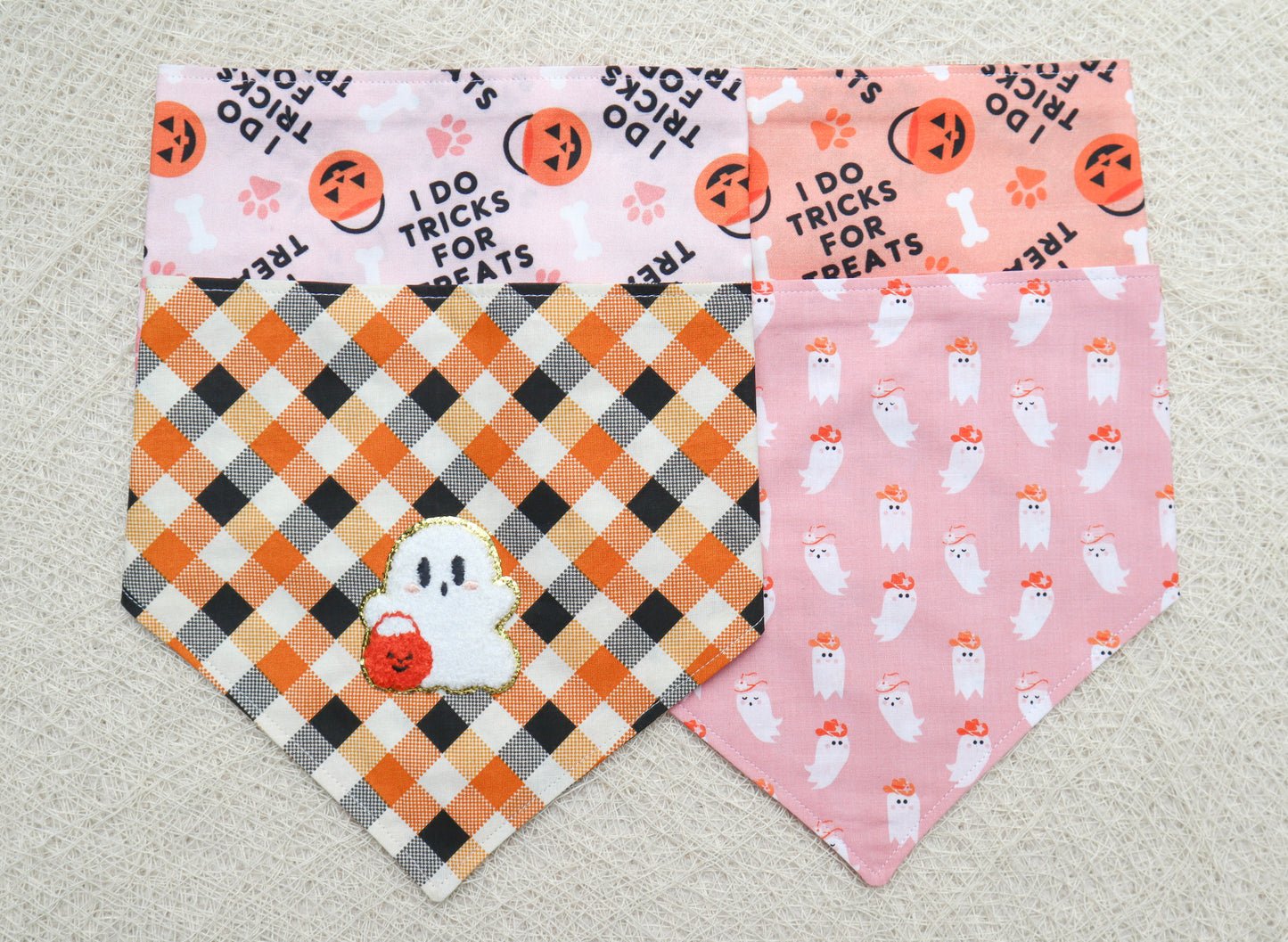 Orange Tricks for Treats Bandana