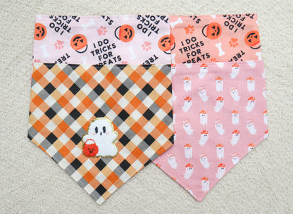 Orange Tricks for Treats Bandana