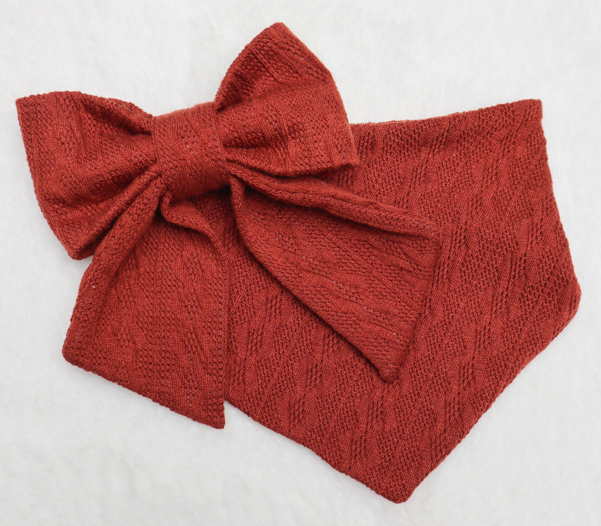 Toasted Pumpkin Sweater Weather Pet Bow
