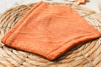 Rustic Orange Sweater Weather Bandana