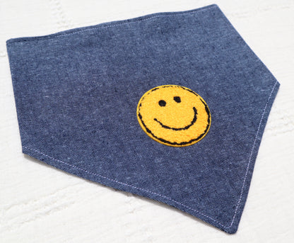 Smiley Face Patch Bandana