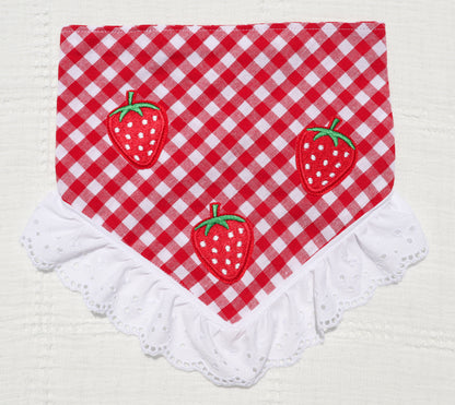 Strawberry Picnic Bandana