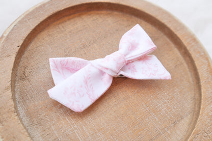 Pink Evelyn Fur Bow