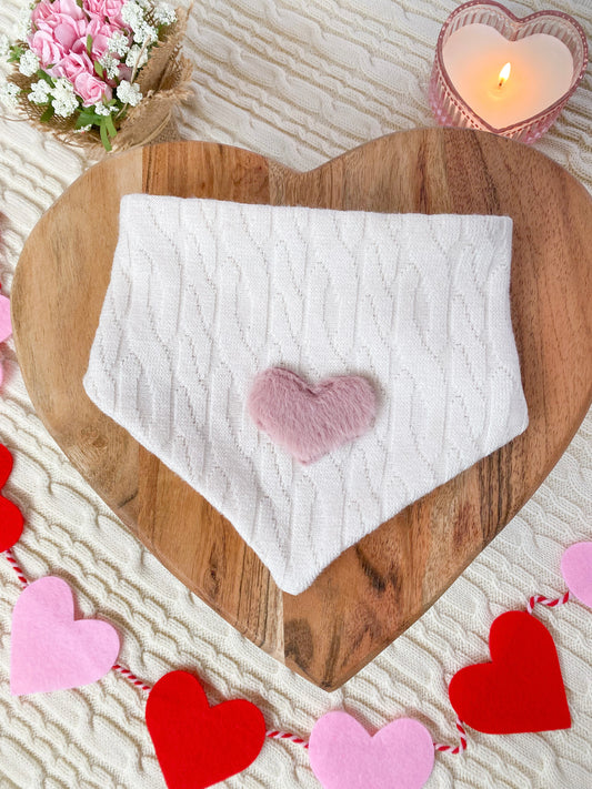Fluffy Heart Bandana