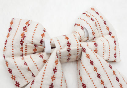 Heirloom Stitch Pet Bow