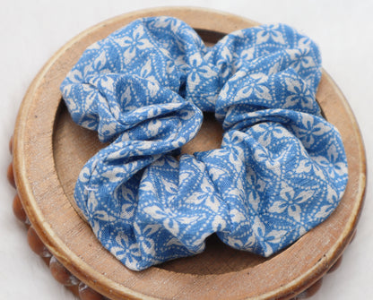 Blue Grotto Hair Scrunchie
