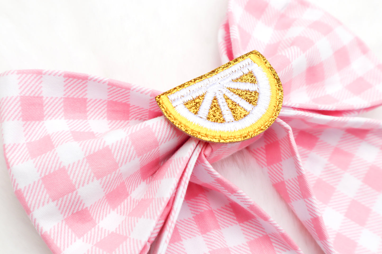 Pink Lemonade Pet Bow