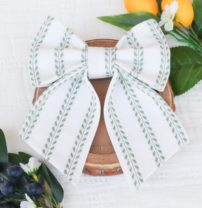 Italian Vineyard Hair Bow