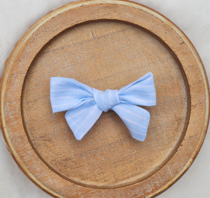 Riveria Stripes Fur Bow
