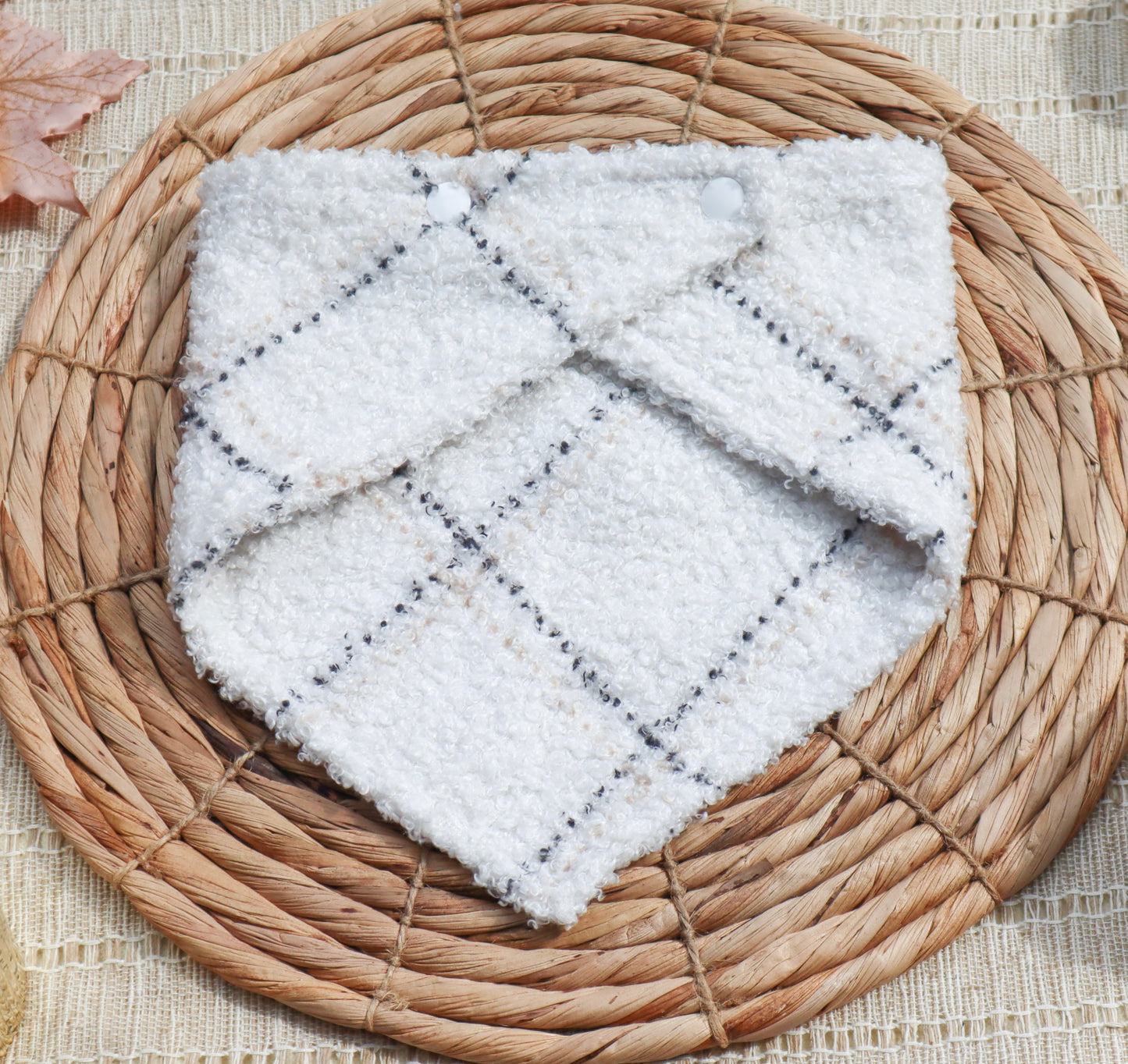 Cozy Birch Plaid Sweater Weather Bandana