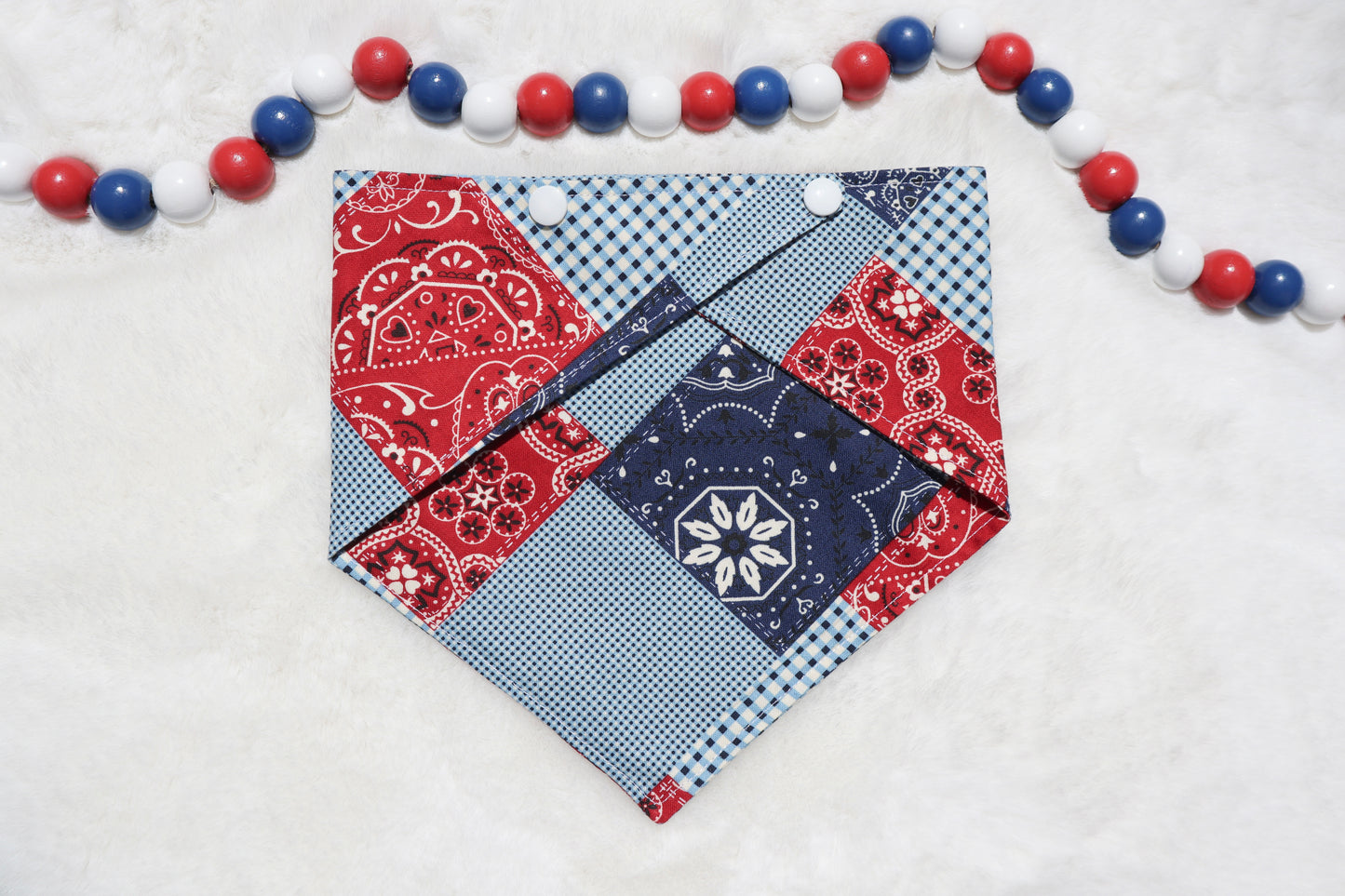 Patriotic Patchwork Bandana