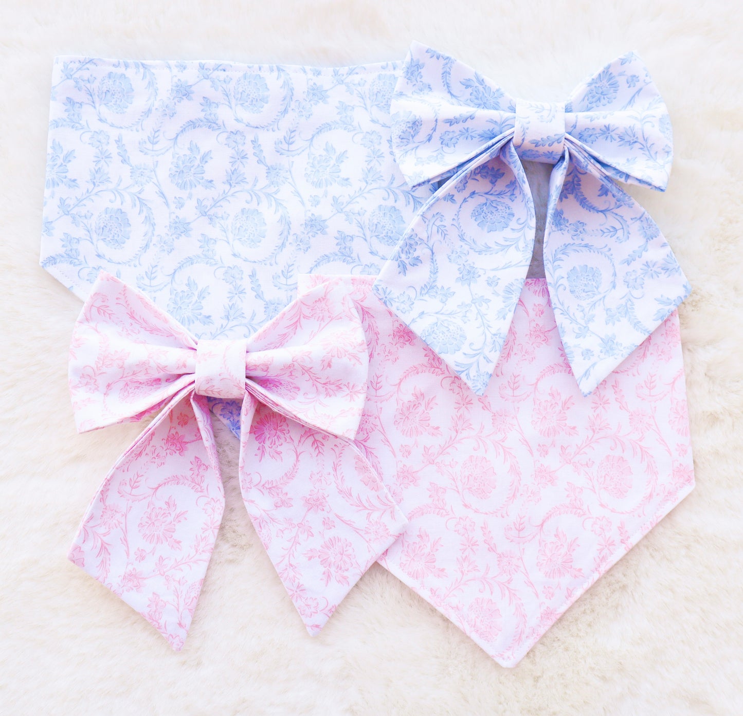 Blue Evelyn Pet Bow