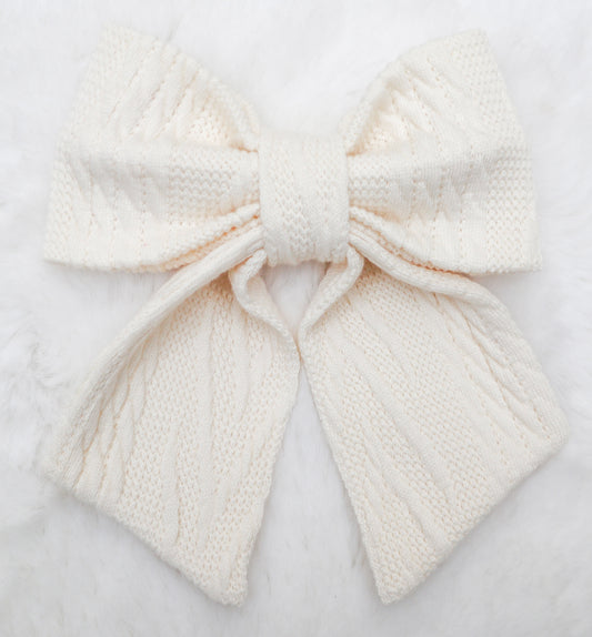 Snowfall Sweater Weather Pet Bow