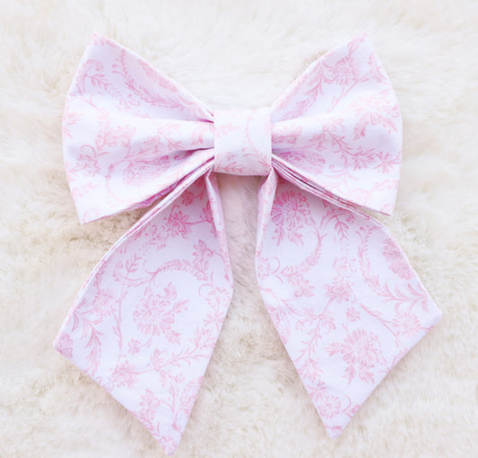 Pink Evelyn Pet Bow