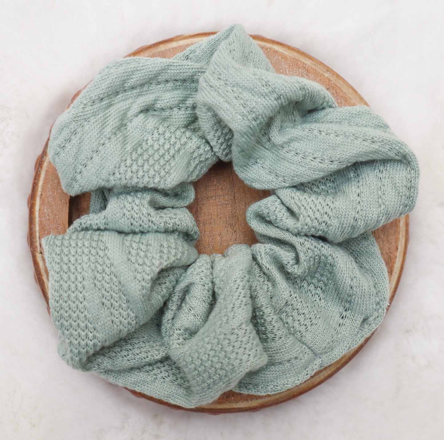 Frosted Spruce Sweater Weather Hair Scrunchie