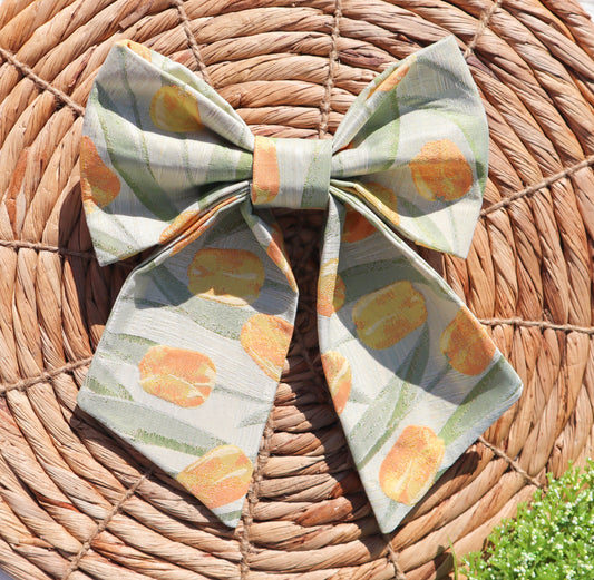Field of Tulips Pet Bow