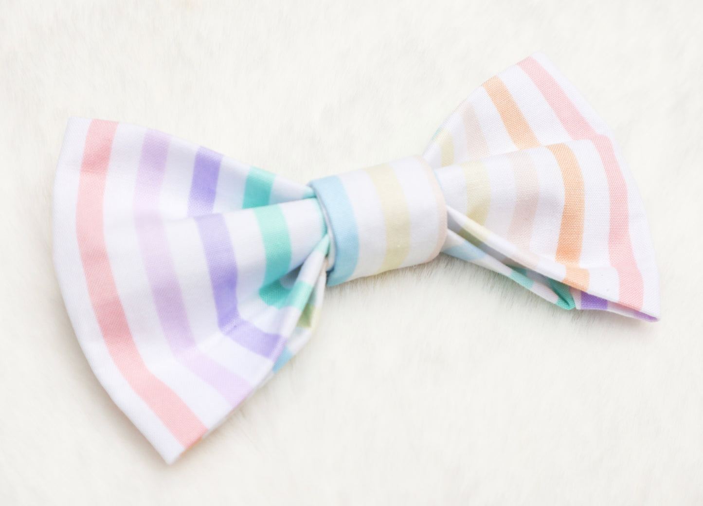 Party Stripes Pet Bow
