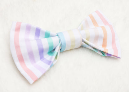 Party Stripes Pet Bow