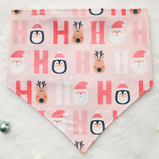 Pink HoHoHo Bandana