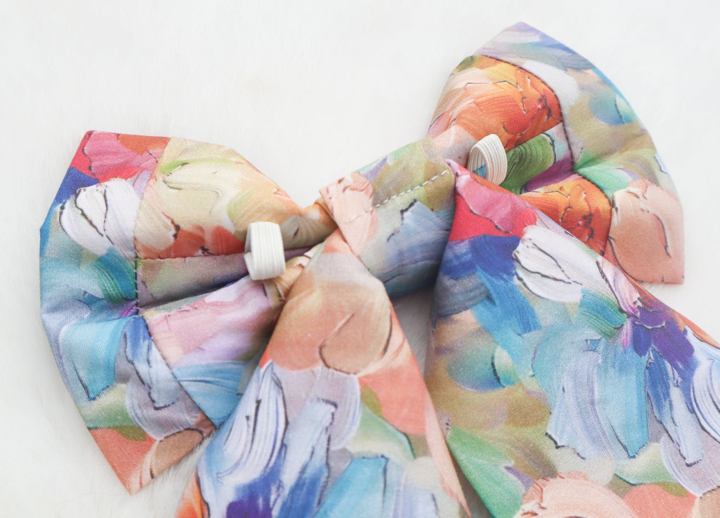 Painted Petals Pet Bow