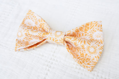 Sunflower Field Pet Bow