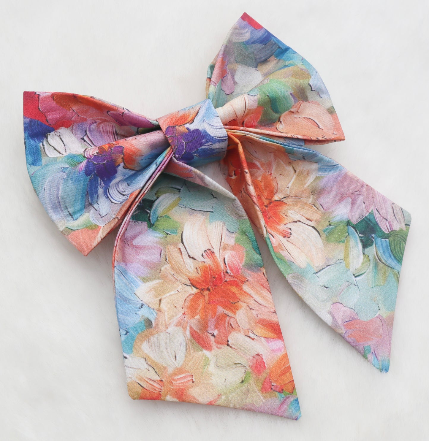 Painted Petals Pet Bow