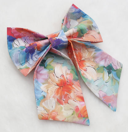 Painted Petals Pet Bow