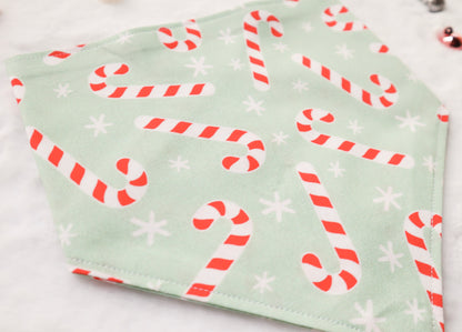 Mint Candy Canes Bandana