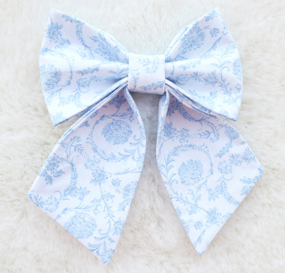 Blue Evelyn Pet Bow