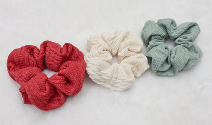 Snowfall Sweater Weather Hair Scrunchie