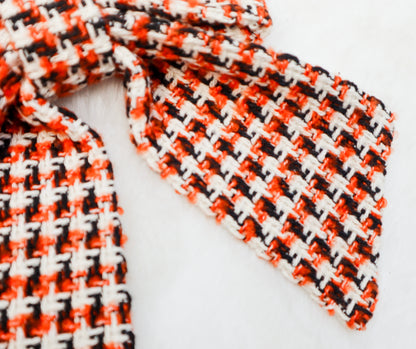 Hallow’s Eve Tweed Pet Bow