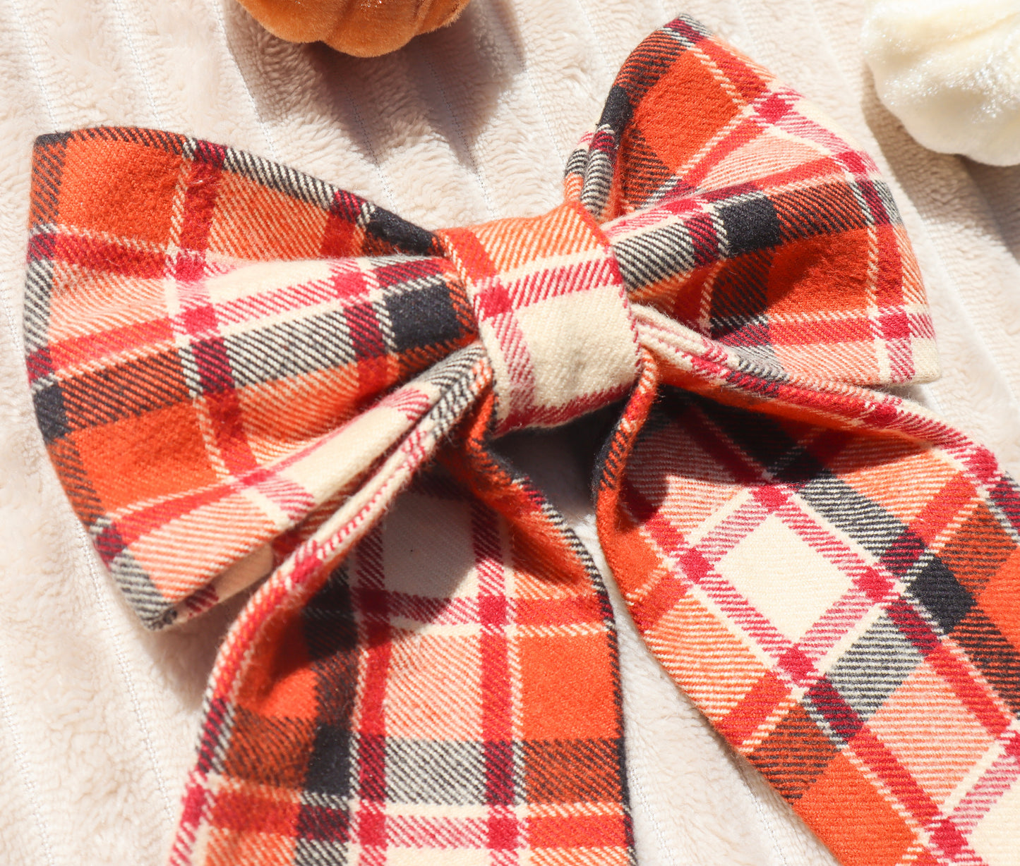 Rustic Plaid Pet Bow