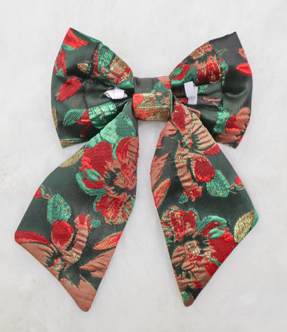 Yuletide Bloom Pet Bow